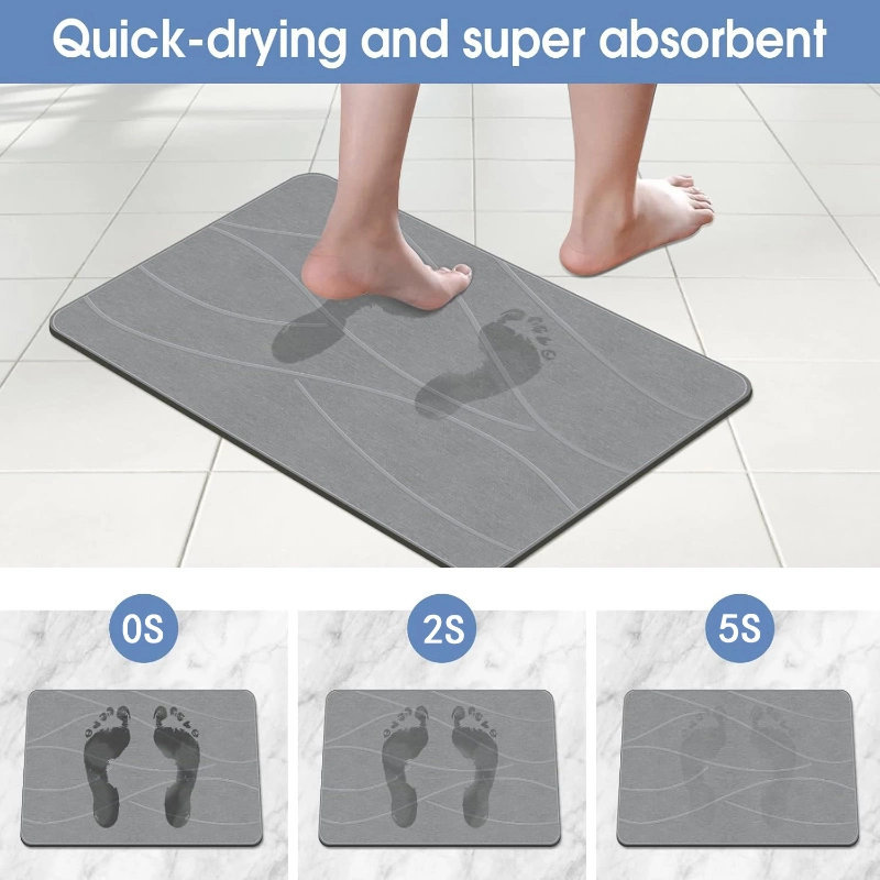 Diatomite Stone Bath Mat Detail Image 03