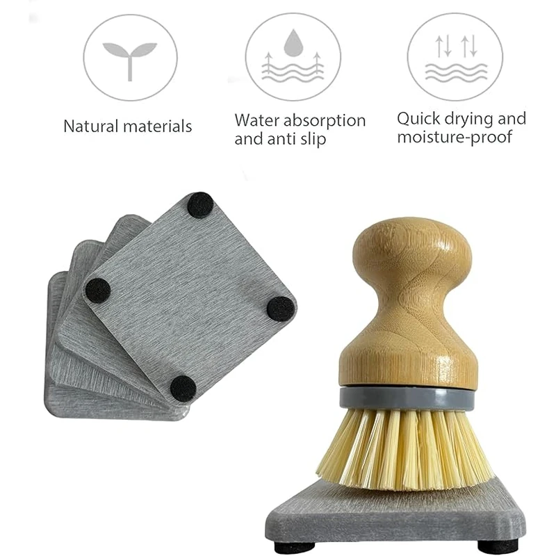 Diatomite Absorbent Coaster 03