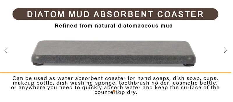 Diatomite Absorbent Coaster Detail Image 04