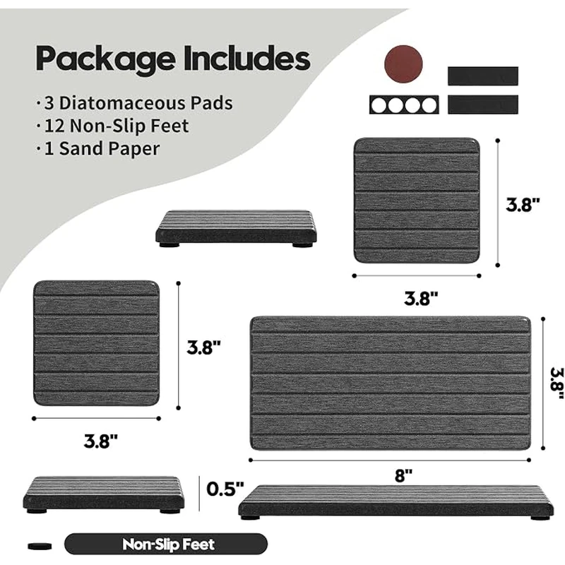 Diatomite Absorbent Soap Mat 02 1