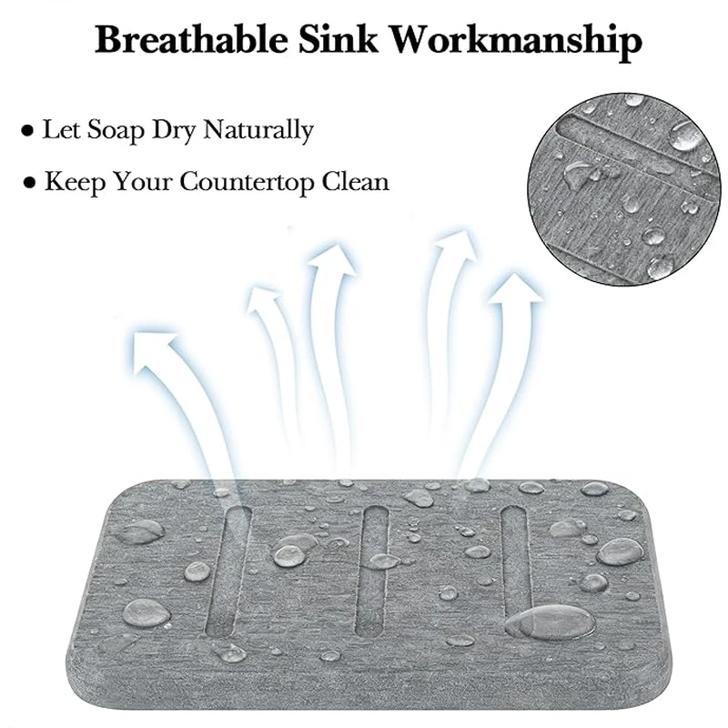Diatomite Absorbent Soap Mat 03 2