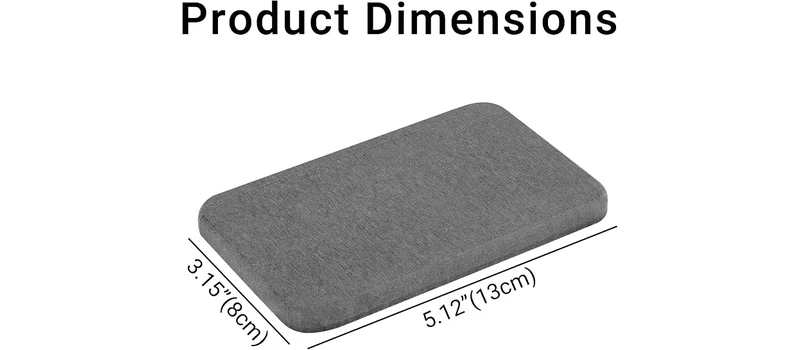 Diatomite Absorbent Soap Mat 05