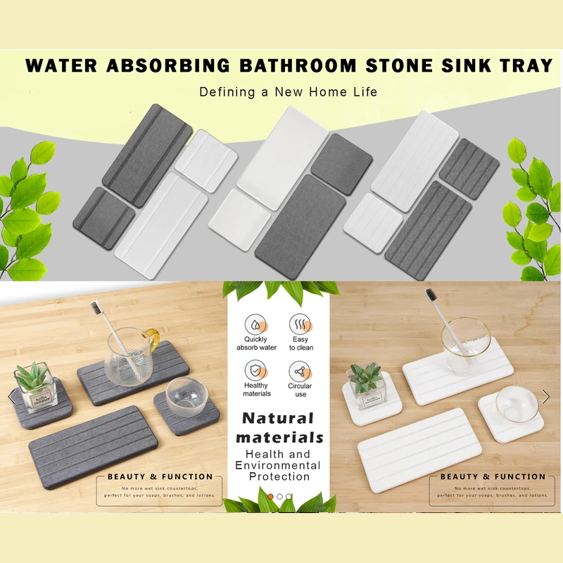 Diatomite Absorbent Soap Mat Detail Image 01 1