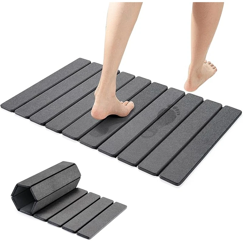 Foldable Diatomite Stone Bath Mat