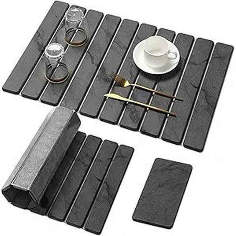 Foldable Diatomite Stone Vanity Mat