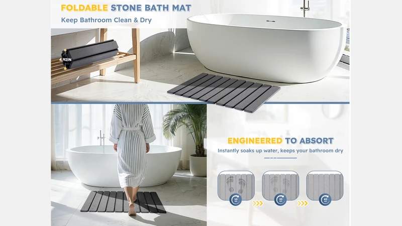 Foldable Diatomite Absorbent Mat Detail Image 01