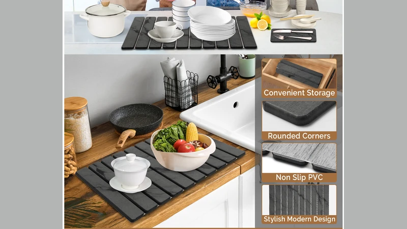Foldable Diatomite Absorbent Mat Detail Image