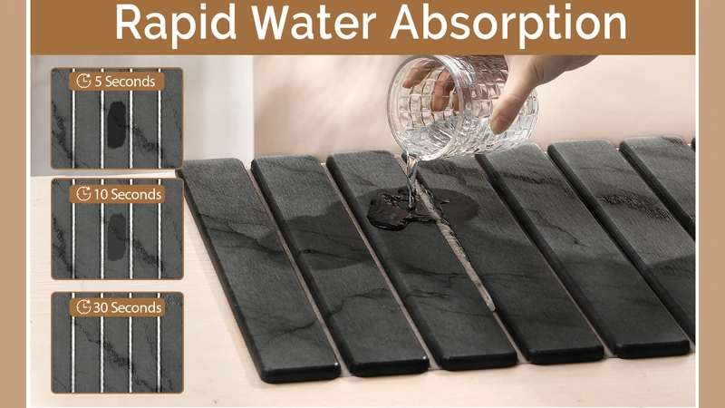 Foldable Diatomite Absorbent Mat Detail Image